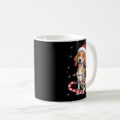 Mug American Foxhound Dog Ugly Christmas Candy Cane Tr (Devant droit)
