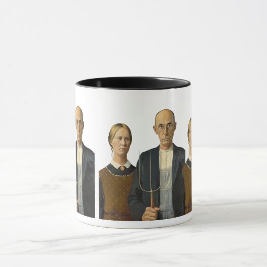 Mug American Gothic couple  (Centre)