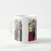 Mug American Gothic Cute Classique Chat Caractère Art (Devant gauche)