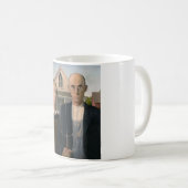 Mug American Gothic : Vie rurale pauvre paysan (Devant droit)