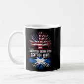 Mug American Grosse Avec Des Racines Écossaises Drapea (Gauche)