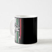Mug American Italian B Fishing Flag For Fisherman Ital (Devant gauche)