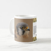 Mug American Kestrel Portrait (Devant gauche)