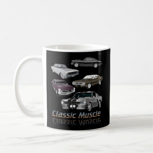Mug American Muscle Cars Nouveauté (Gauche)