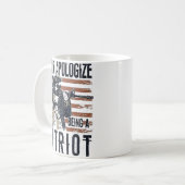 Mug American Patriot "Never Apologize" Minutemen  (Devant gauche)
