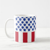 Mug American Peace Flag American State National Coffee (Gauche)