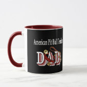 Mug American Pit Bull Terrier Papa (Gauche)