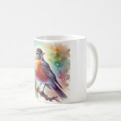 Mug American Robin 010924AREF111 - Watercolor (Devant droit)