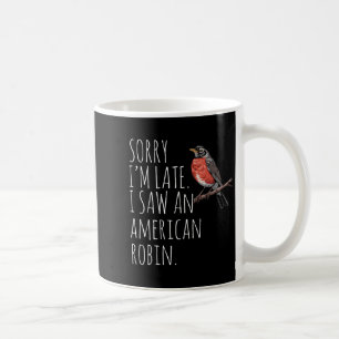 Mug American Robin Oiseau à observer Amour drôle Sarca