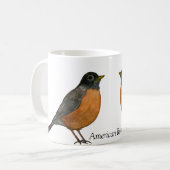 Mug American Robin White Coffee Cup (Devant gauche)