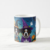 Mug American Staffordshire Chien Citrouille Halloween (Devant droit)