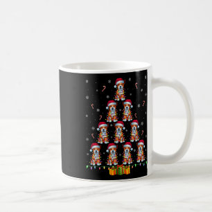 Mug American Staffordshire Terrier Chien Santa Hat Noë