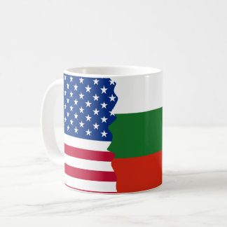 Mug American/USA et drapeau bulgare