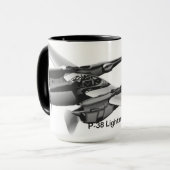 Mug Americana :  Foudre P-38 (Devant gauche)