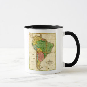 Mug AmericaPanoramic du sud MapSouth Amérique