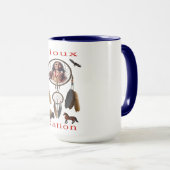 Mug Amérindien (Devant droit)
