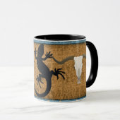 Mug Amérindien Gecko Lizard (Devant droit)