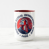 Mug Amérindien (immigration illégale) (Centre)