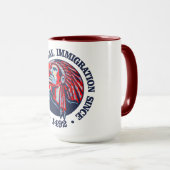 Mug Amérindien (immigration illégale) (Devant droit)