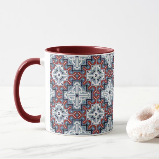 Mug Amérindiens Navajo Motif (Avec donut)