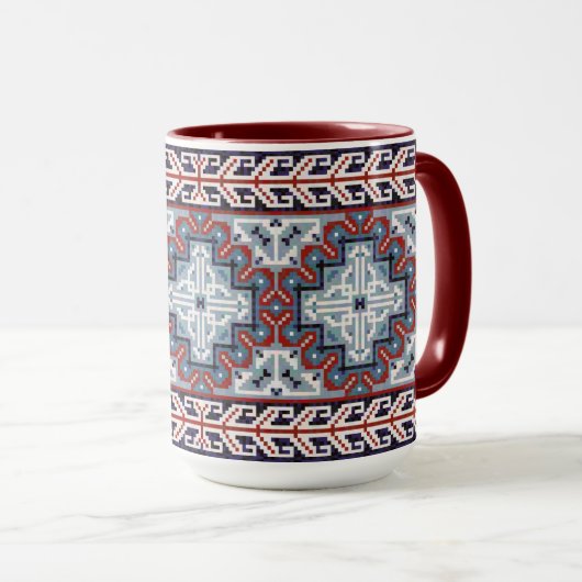 Mug Amérindiens Navajo Motif (Devant droit)