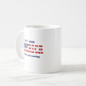 Mug Amérique 1776-2026 Citation (Devant gauche)