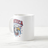 Mug Amérique 1776 Vintage Eagle Patriote Conception de (Devant gauche)