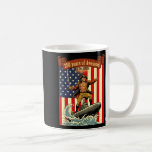 Mug Amérique 250e drôle George Washington à cheval