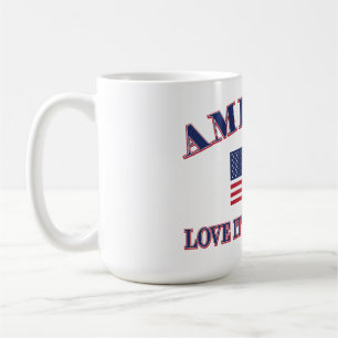 Mug Amérique, aimez-la ou quittez-la