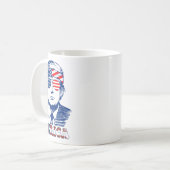 Mug Amérique américaine heureuse 4 juillet Trump Améri (Devant gauche)
