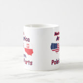 Mug Amérique avec pièces Polski (Centre)