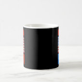 Mug Amérique Bruh Bâtiment de briques Drapeau 4 juille (Centre)