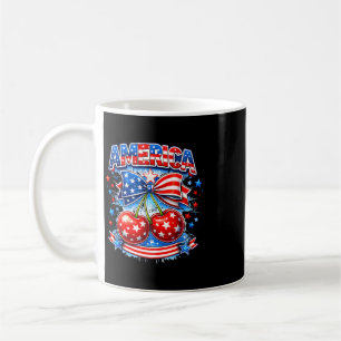 Mug Amérique cerise arc étoiles rayures États-Unis 4 j