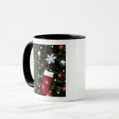 Mug Amérique du Nord. Décorations de Noël sur arbre. 5 (Devant gauche)