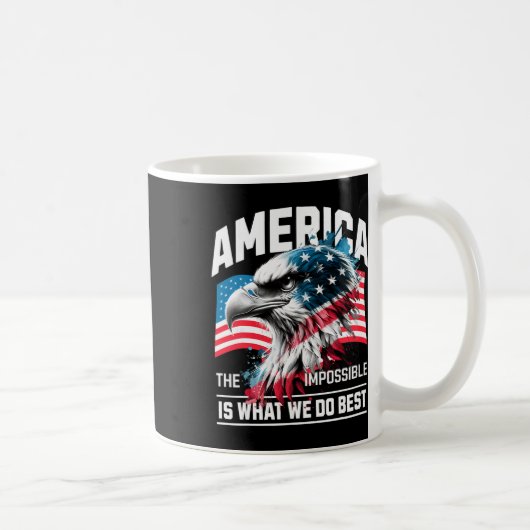 Mug Amérique L'impossible Est Ce Que Nous Faisons De M (Droite)