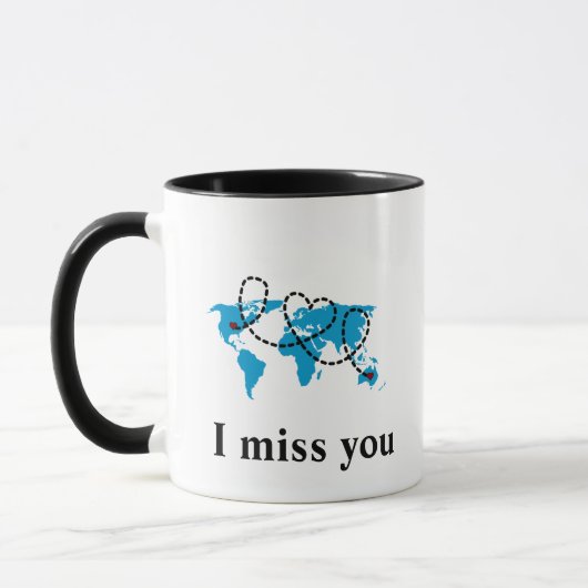 Mug amérique longue distance et australie (Gauche)