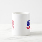 Mug Amérique Lunettes de soleil bleu blanc rouge (Centre)