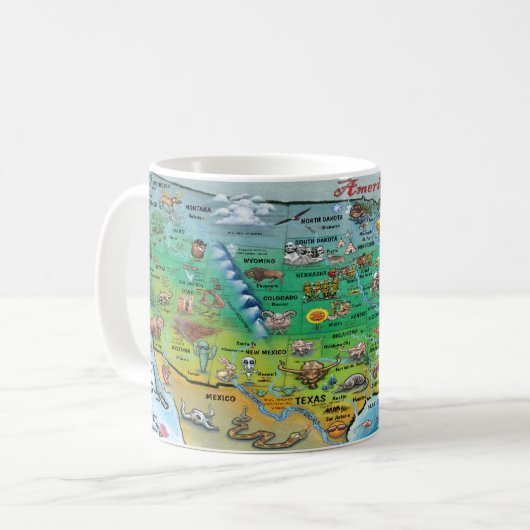 Mug Amérique Naturellement (Devant gauche)