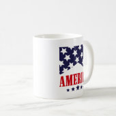 Mug Amérique patriotique occidentale (Devant droit)