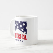 Mug Amérique patriotique occidentale (Devant gauche)