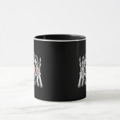 Mug Amérique Skeleton Skin Main Arche Couche modifiabl (Centre)
