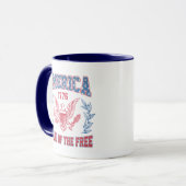 Mug Amérique Terre de la Liberté (Devant gauche)