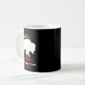 Mug Amérique Totalité 04 08 24 Total Éclipse Solaire 2 (Devant gauche)