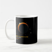 Mug Amérique Totalité 04 08 24 Total Éclipse Solaire 2 (Gauche)