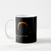Mug Amérique Totalité 04 08 24 Total Éclipse Solaire 2 (Gauche)
