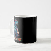 Mug Amerisaurus T Rex Dinosaur 4 juillet American Fl (Devant gauche)