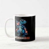 Mug Amerisaurus T Rex Dinosaur 4 juillet American Fl (Gauche)