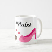 Mug Ames âmes sœurs Semelles compagnes Jeu de mots Hum (Devant droit)