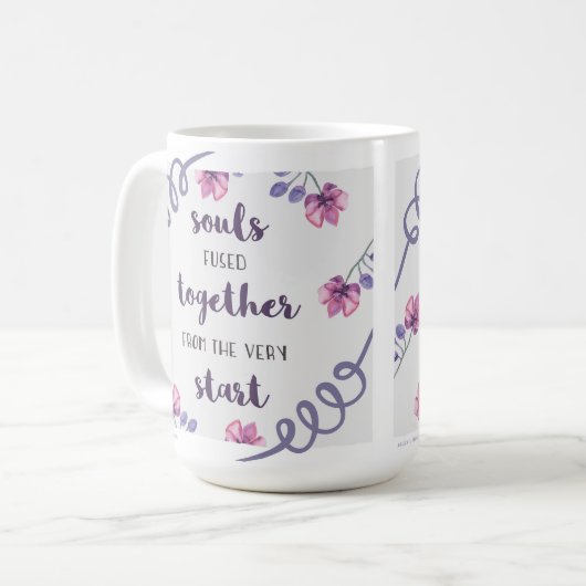 Mug âmes fusionnées dès le début (Devant gauche)