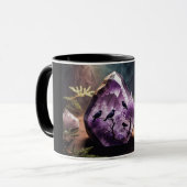 Mug Amethyst Gemstones bijoux oiseau (Devant gauche)